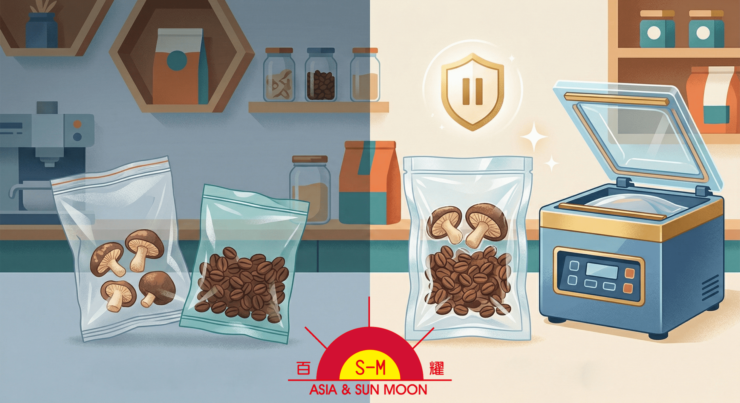 還在為包裝看起來不專業、沒質感煩惱嗎？真空包裝機幫你解決！