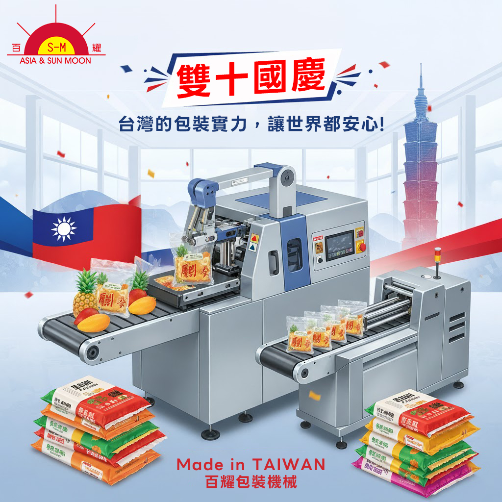 【百耀包裝】用4大自動化設備，慶祝臺灣製造的品質與效率！